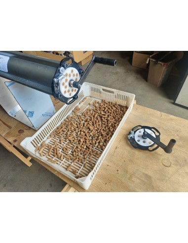 Taglio pellet manuale