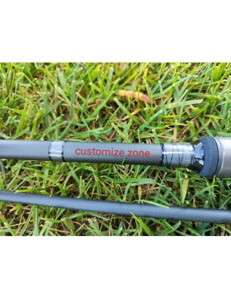 RCRod 10" Blank Matt Black 1K Ares