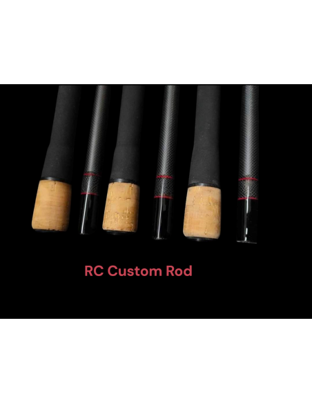 RCRod 9"  Blank Matt Black 1K Ares