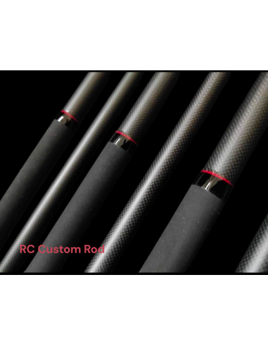 RCRod 9"  Blank Matt Black 1K Ares