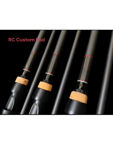 RCRod 9"  Blank Matt Black 1K Ares