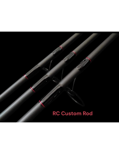 RCRod 9"  Blank Matt Black 1K Ares