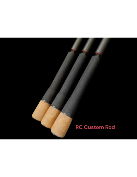 RCRod 9"  Blank Matt Black 1K Ares