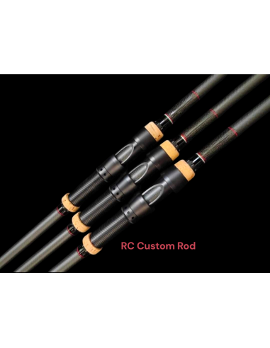 RCRod 9"  Blank Matt Black 1K Ares