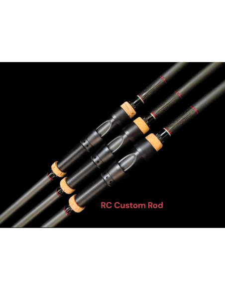 RCRod 9"  Blank Matt Black 1K Ares