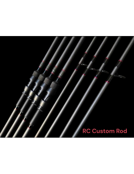 RC Rod 9" Blank Matt Black 1K Ares