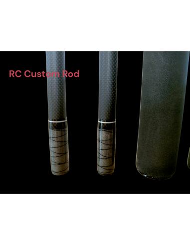 RCRod 10" Blank Matt Black 1K Ares