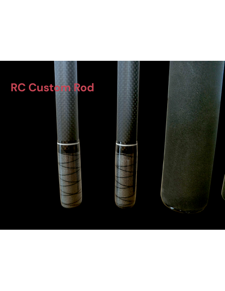 RCRod 10" Blank Matt Black 1K Ares