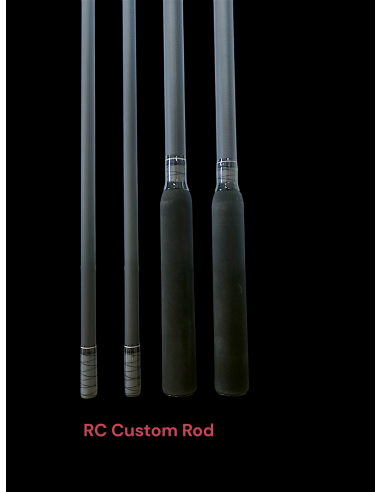 RCRod 10" Blank Matt Black 1K Ares