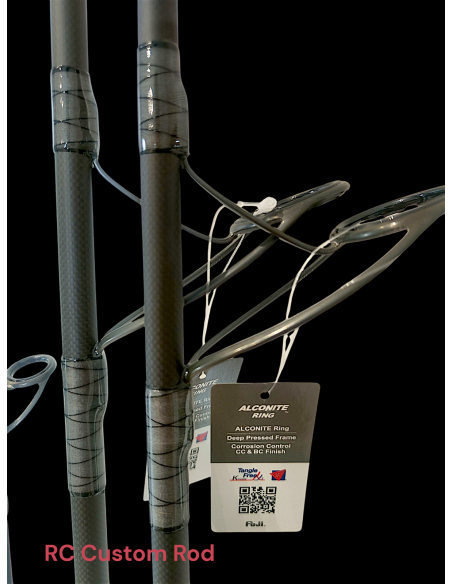 RCRod 10" Blank Matt Black 1K Ares