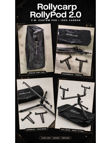 RollyPod 2.0 Version 2 Rods - Total Black Modell